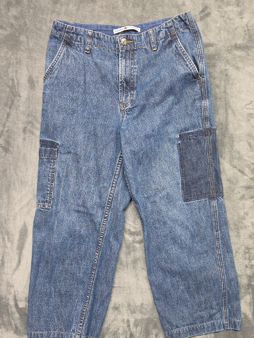 Tommy Hilfiger Classic Blue Denim Carpenter Pants sz 8